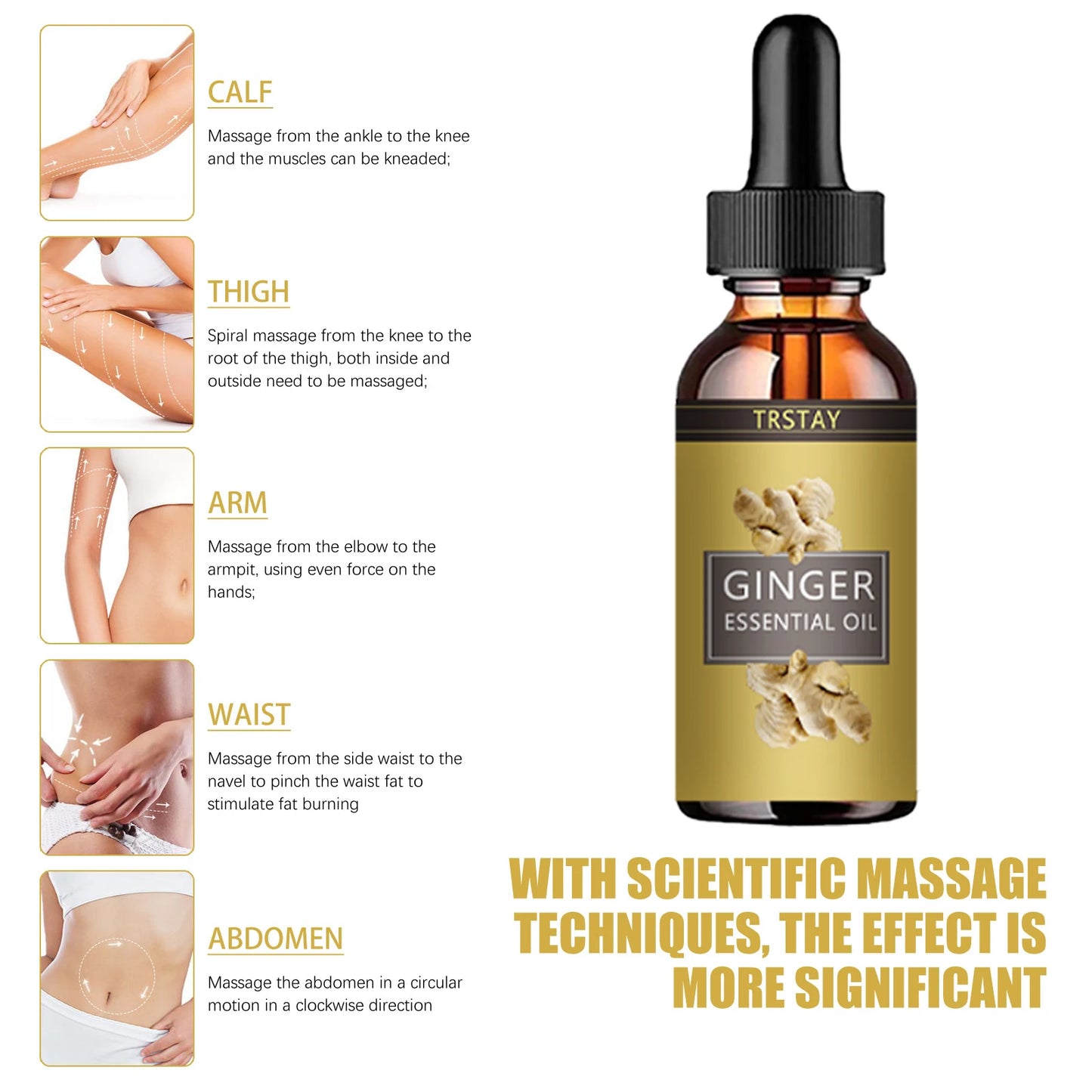 Ginger Slimming Oil Lymphatic Drainage